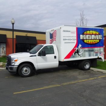 Crown Home Services vehicle wrap