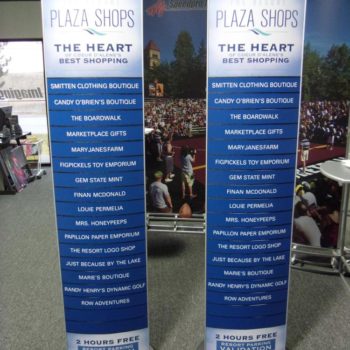 Plaza Shops directional signage