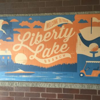 Liberty Lake outdoor sign