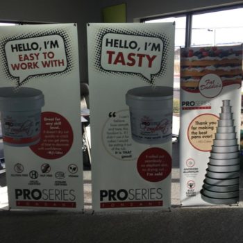 ProSeries Fondant standing banners
