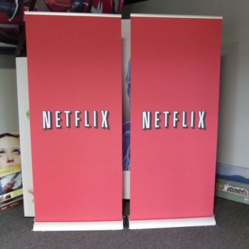 Netflix retractable banners