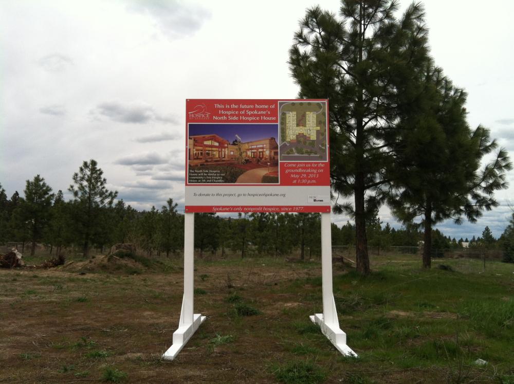Hospice of Spokane outdoor sign