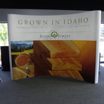 Idaho Forest Group trade show display