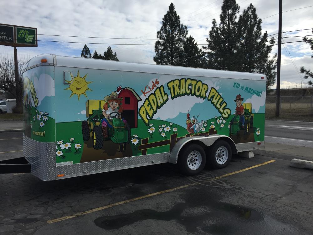 Pedal Tractor Pulls vehicle wrap