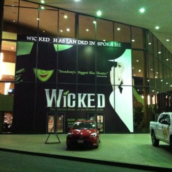 Wicked Musical window graphic