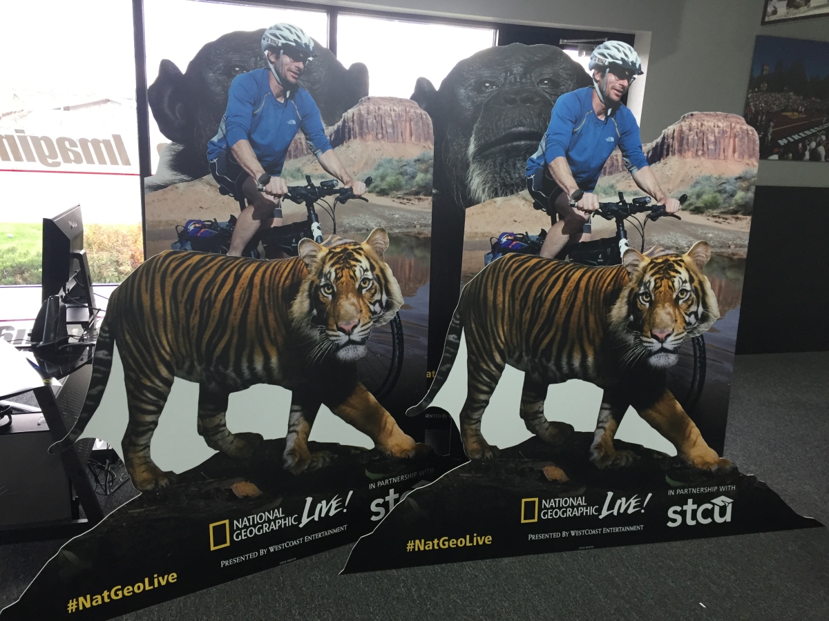 National Geographic Live cutouts