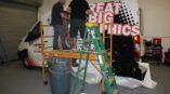 SpeedPro van wrap in process