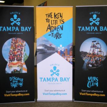 Visit Tampa Bay banners