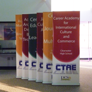 CTAE retractable banners