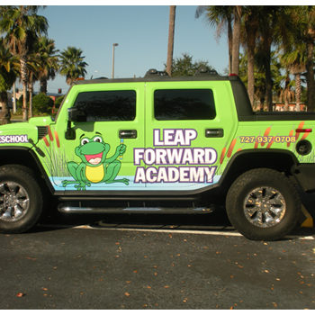 Leap Forward Academcy Jeep wrap