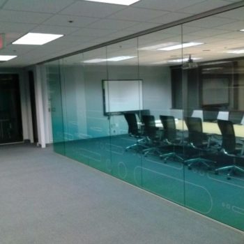 Conference room window graphics