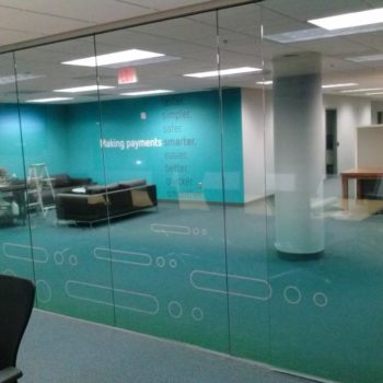 Conference room window graphics