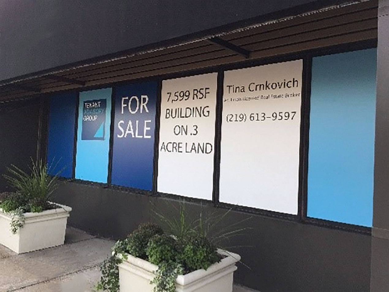 Real estate signage