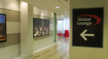 Global Lounge directional signage