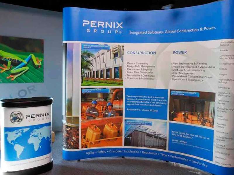 Pernix Group trade show display