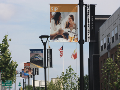 Annapolis Junction pole banners