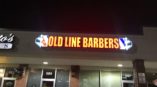 Old Line Barbers outdoor sign