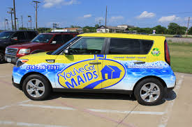 You've Got Maids vehicle wrap