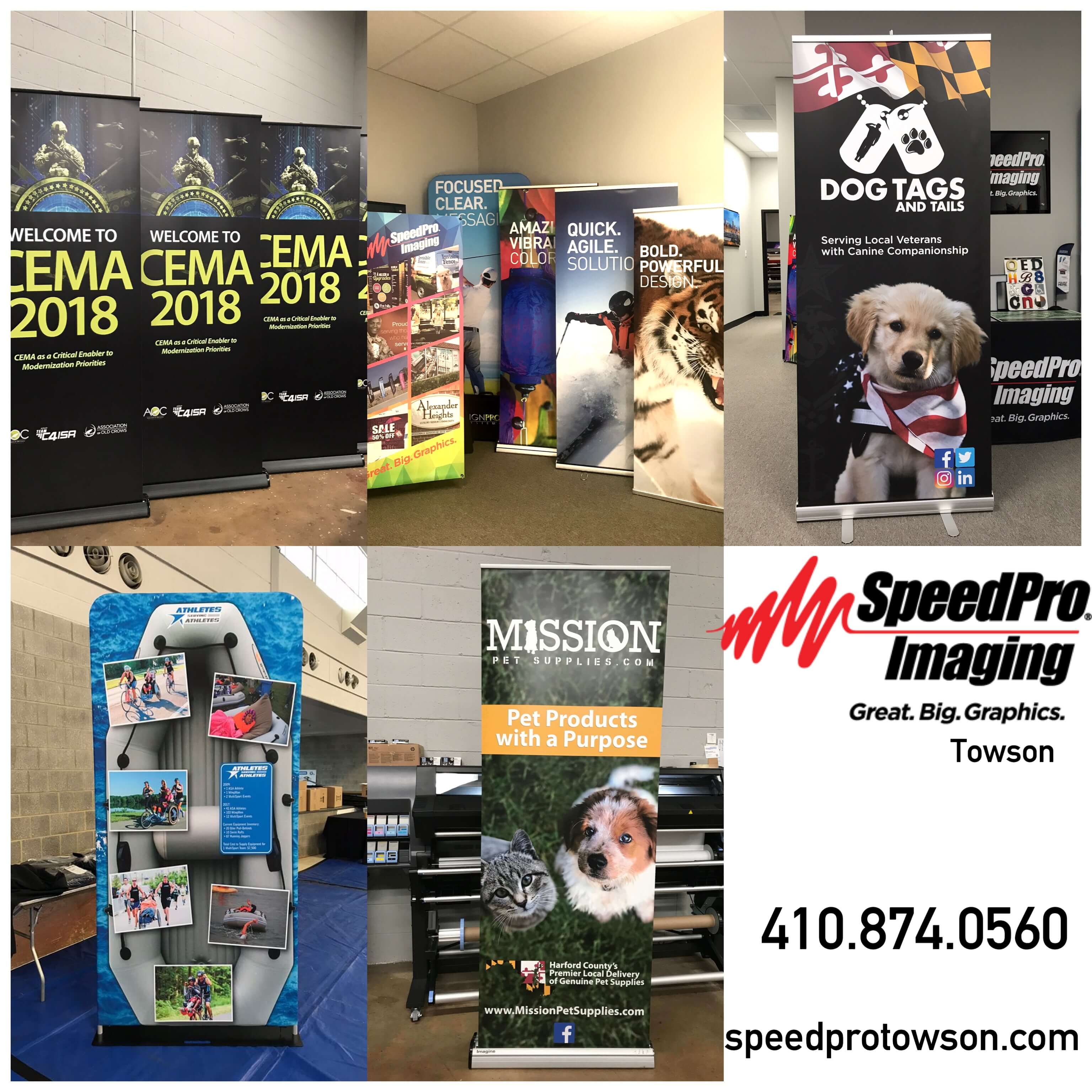 SpeedPro Towson projects collage