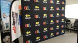 YCMC & EAT step and repeat banner