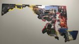 Maryland wall graphic