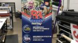 BB standing banner