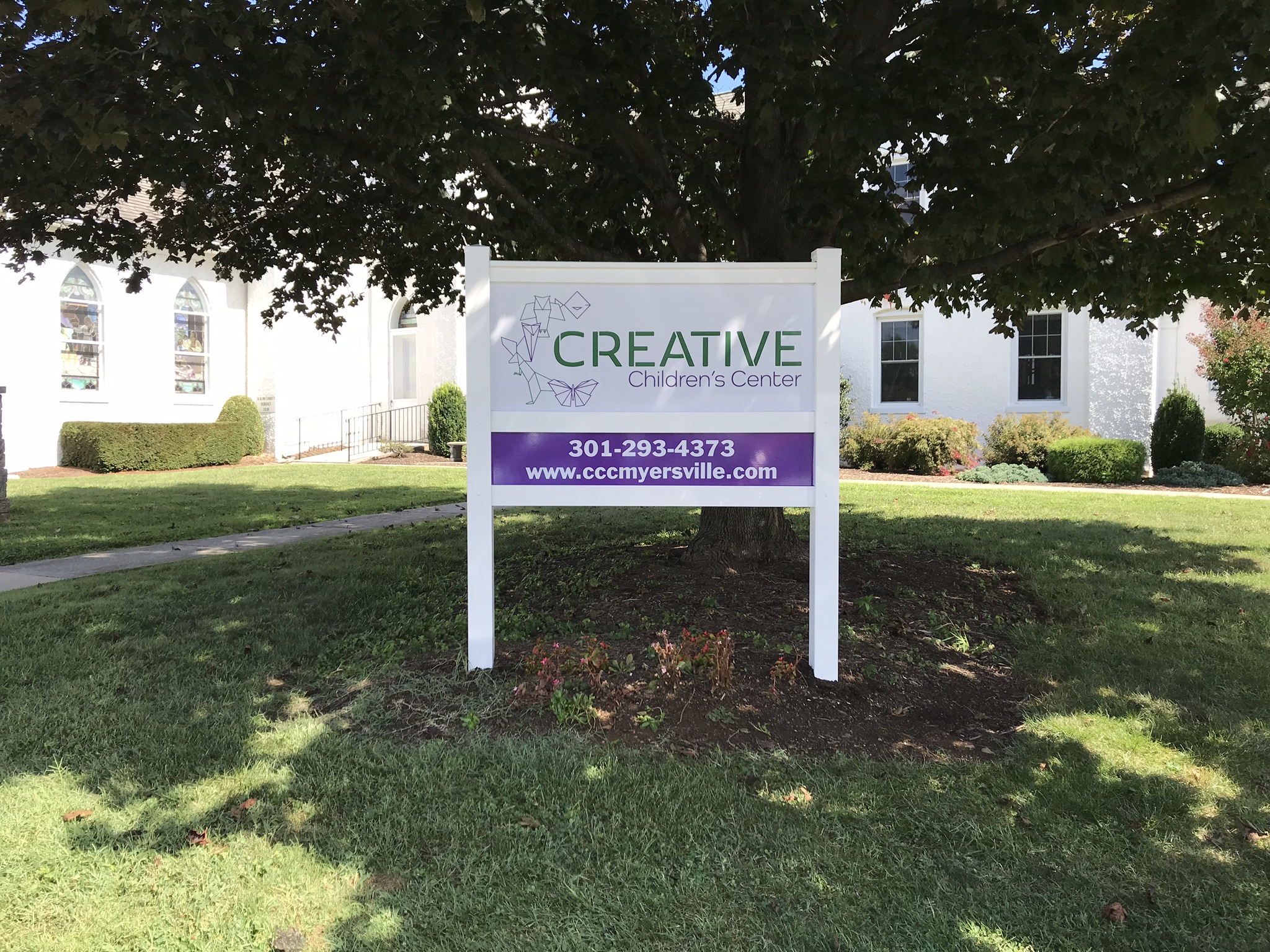 Creative Children's Center outdoor sign