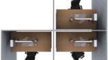 Cubicle Design Layout Birds Eye View