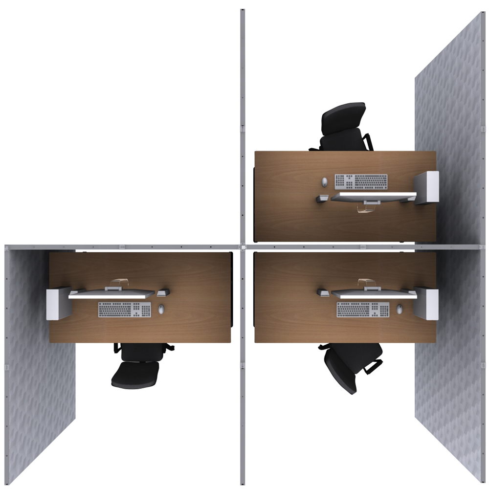 Cubicle Design Layout Birds Eye View