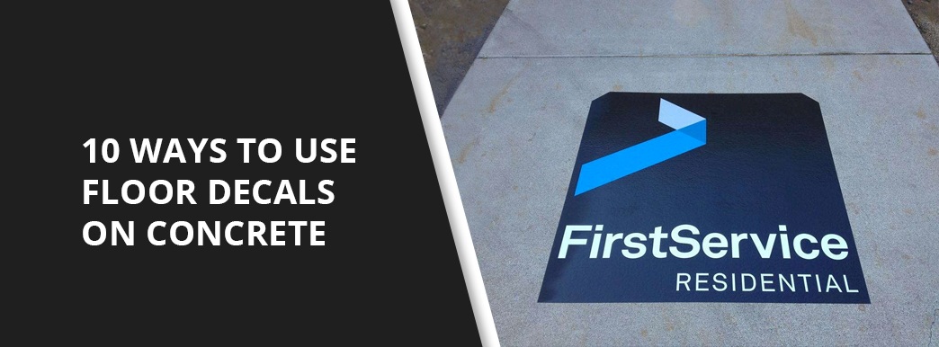 10 Ways to Use Floor Decals on Concrete