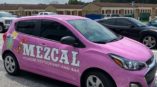 MezCal Branded Pink Car