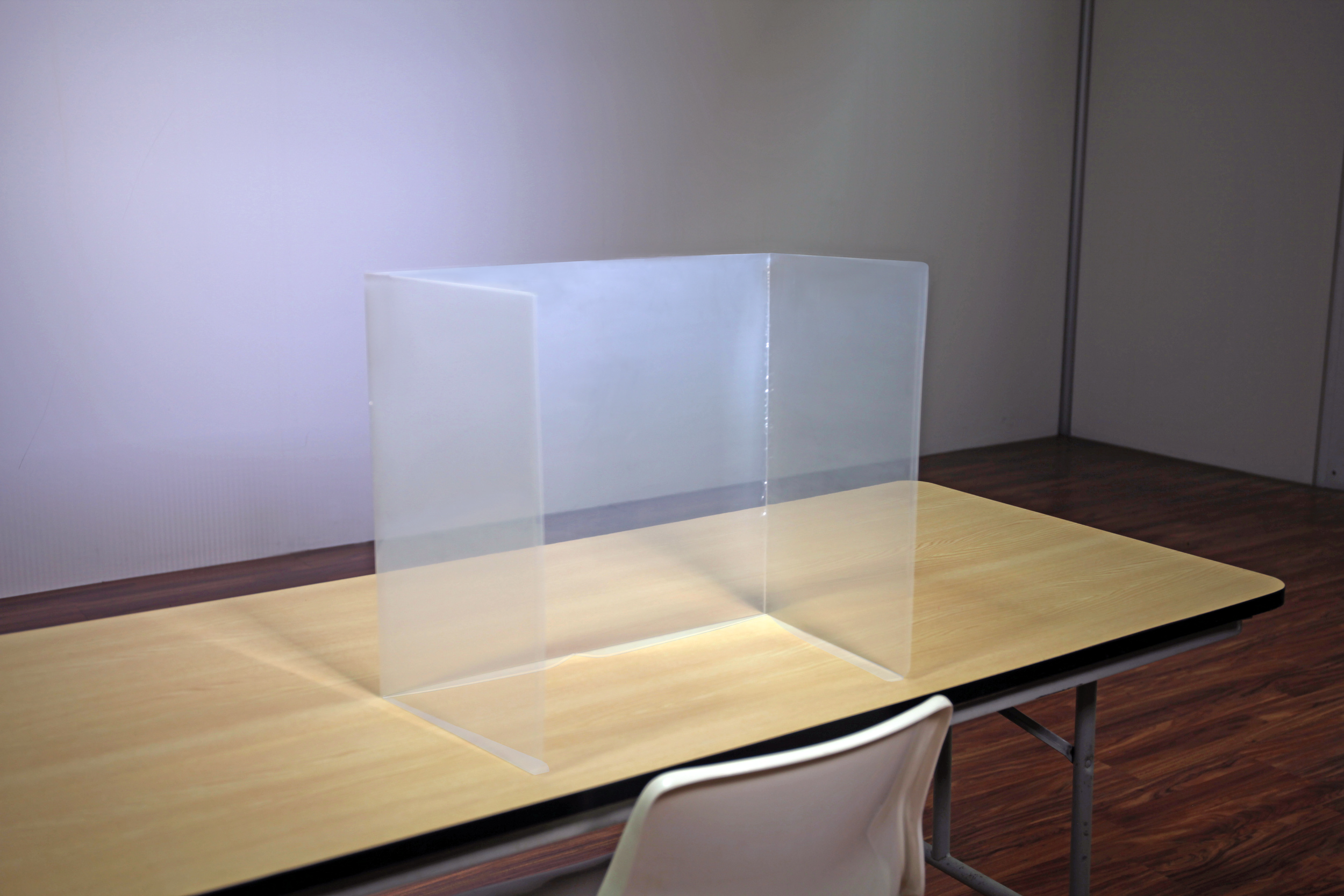 Semi-Transparent Sneeze Guard