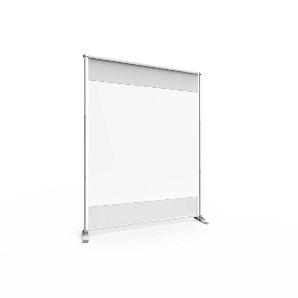 Personalized Wide Banner Template Side View