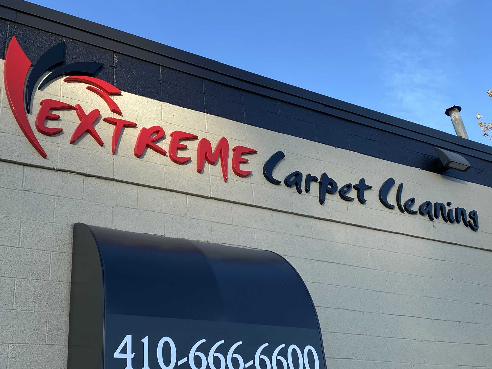 Extreme Carpet Cleaning Storefront Signage