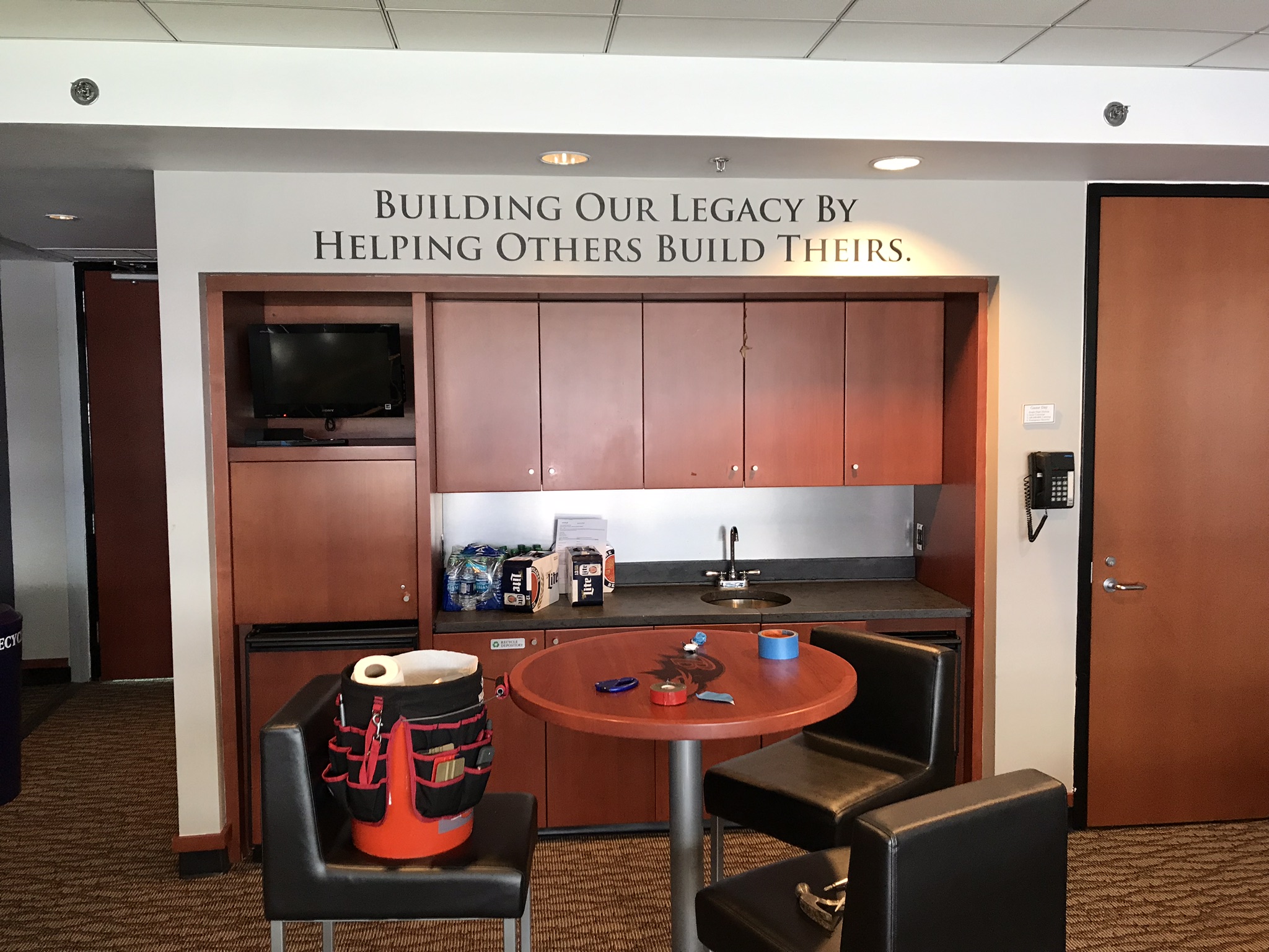 Building Our Legacy By Helping Others Build Theirs Wall Decal