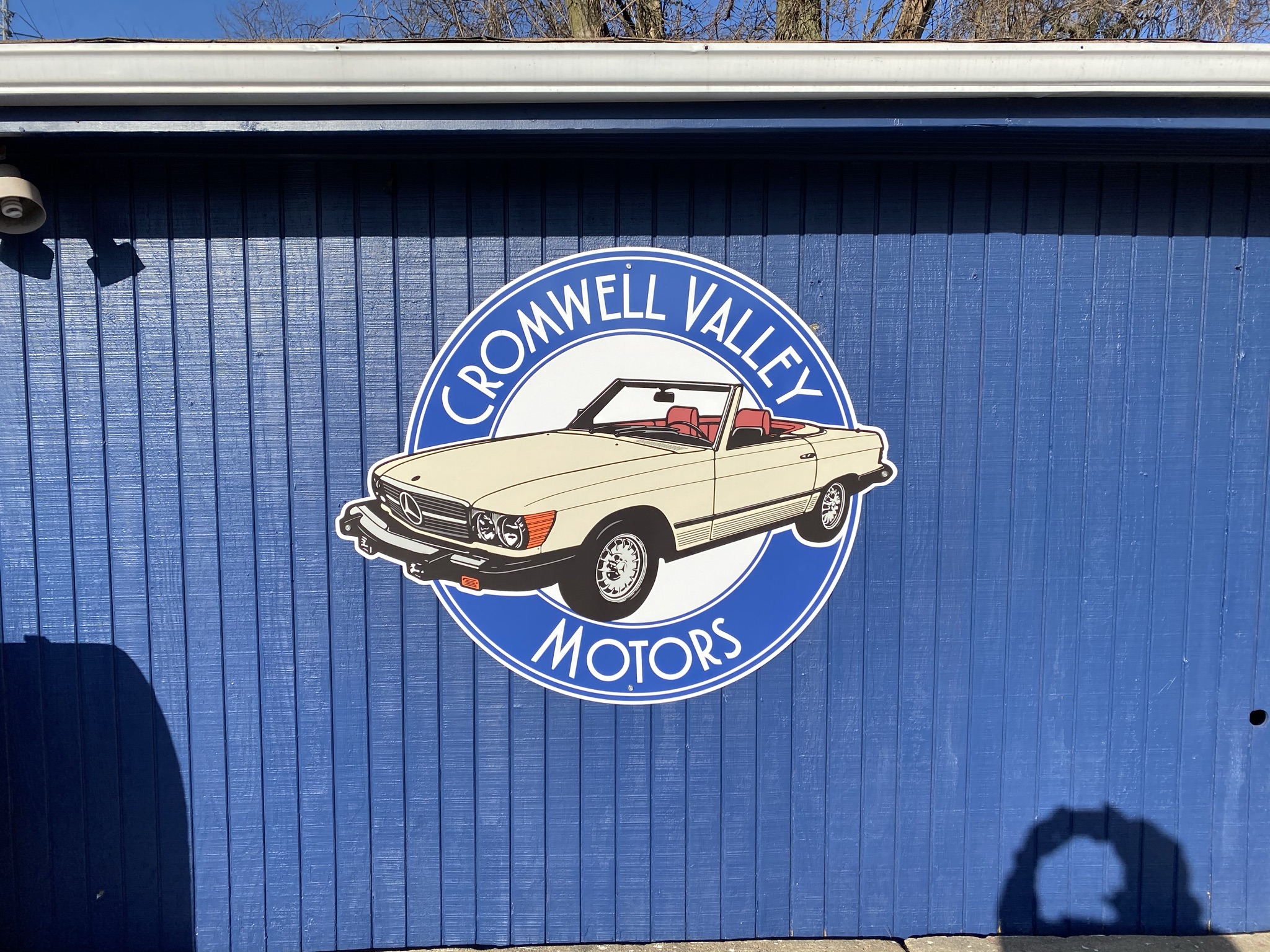 Cromwell Valley Motors Garage Outdoor Decal