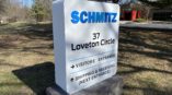 Schmitz Roadside Entrance Directions Sign