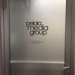Pelaia Media Group Glass Door Decal
