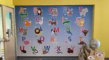 Kids Classroom Alphabet Mural