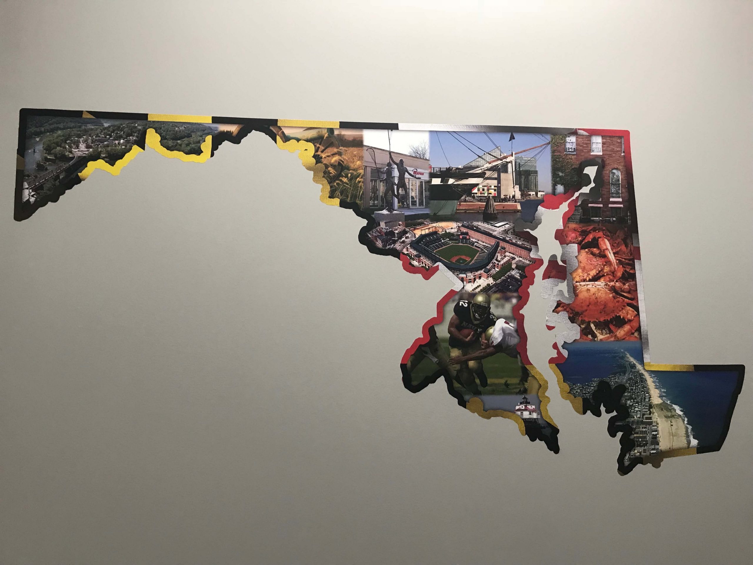 Maryland Branded State Wall Art