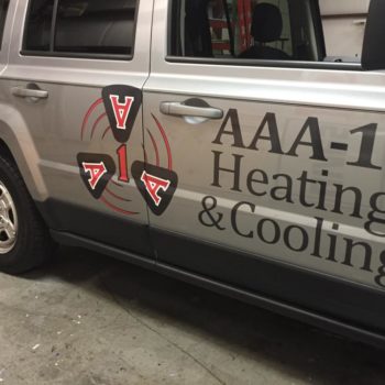 AAA-1 Heating & Cooling vehicle decals