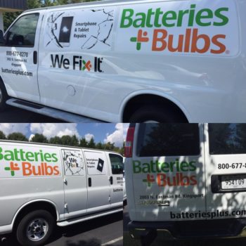 Batteries Bulbs vehicle decals