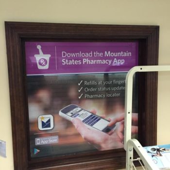 Window graphic for Mountain States Pharmacy App