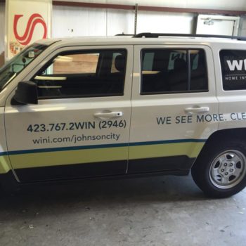 Win Home Inspection vehicle decals
