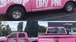 DRV PNK truck wrap