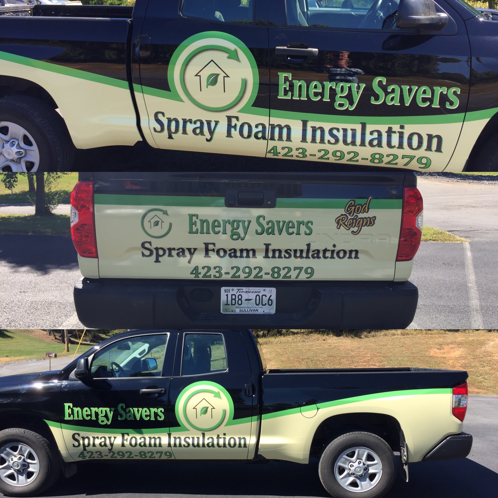 Energy Savers truck wrap