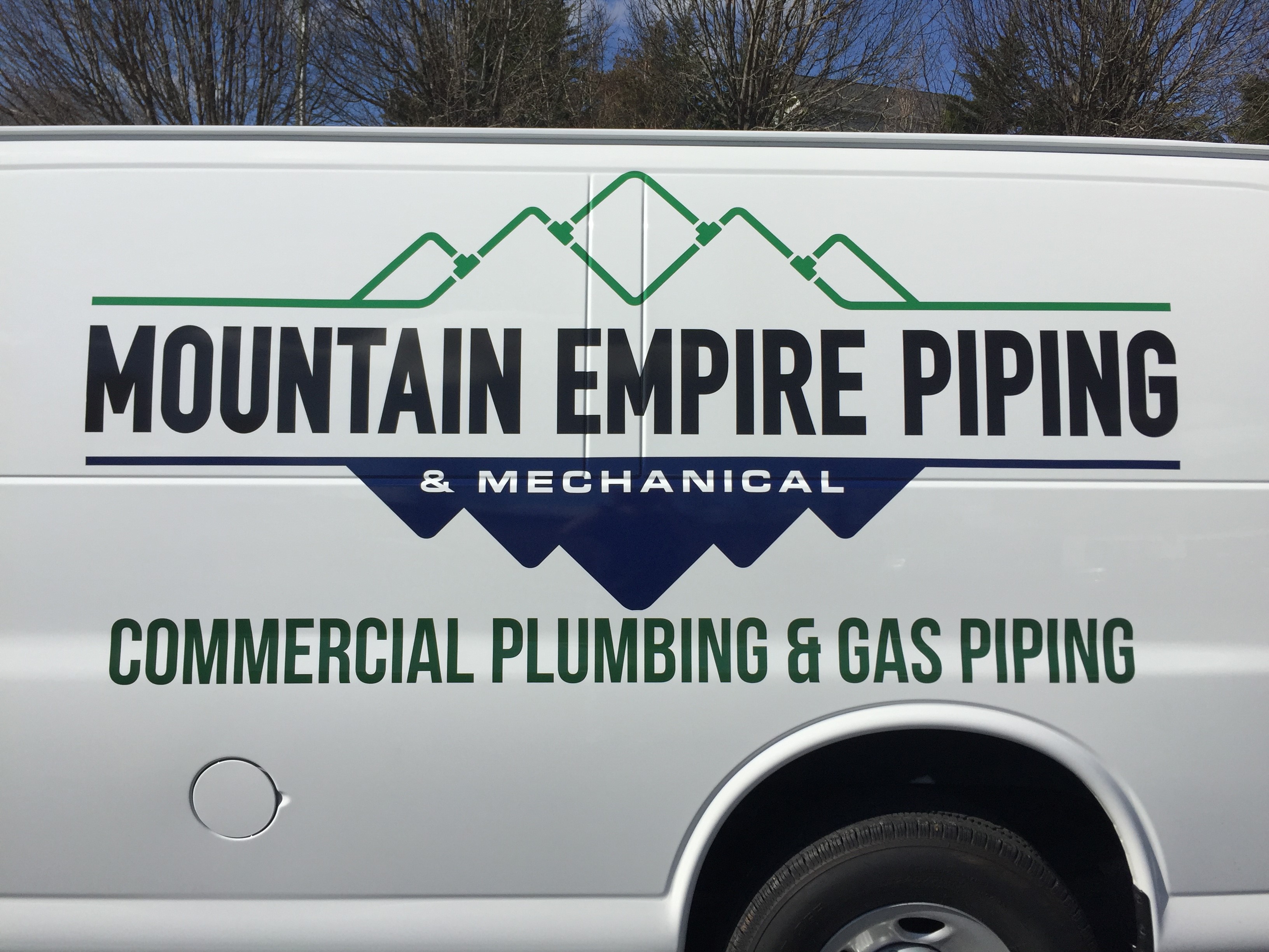 Mountzin Empire Piping & Mechanical vehicle decals