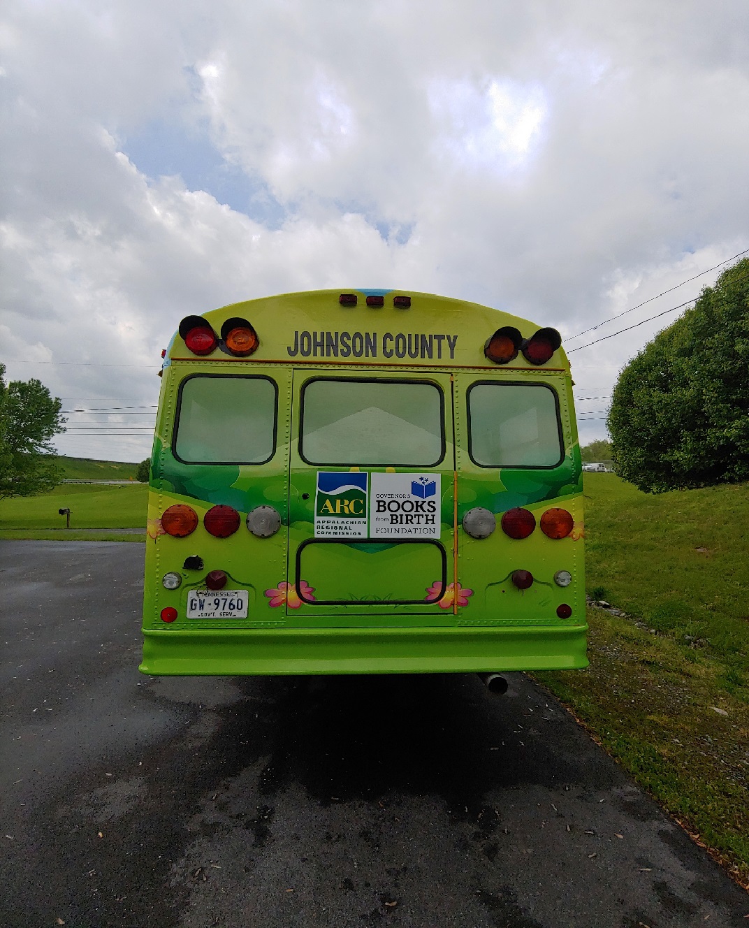Johnson County Book Bus wrap