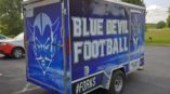 Blue Devil Football trailer wrap