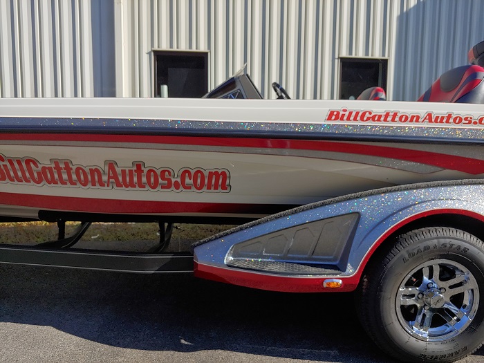 Bill Gatton Autos boat decals